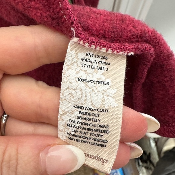 Soft Surroundings Women's‎ Willow Fleece Shacket Shirt Jacket  Size M - Picture 7 of 10